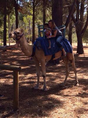Camel ride! Fun for the boy...pain for me..:p