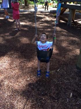 Oh what swinging joy!