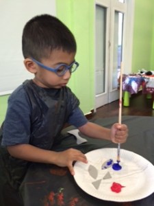 Hard at work - serious!