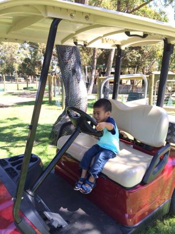 I'm ready to go golfing with you papa!