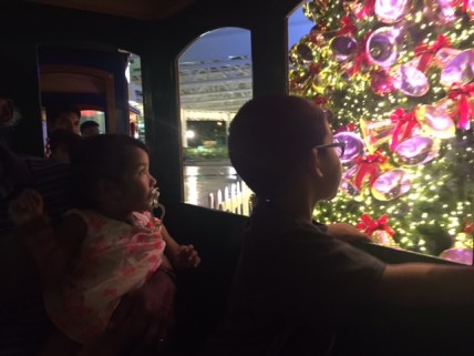 Taking in the lovely sights!