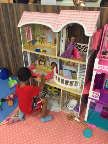 Boys can play with doll houses too :)