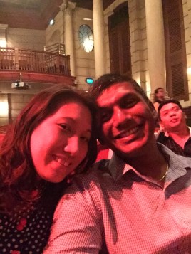 The Jubilee Hall at Raffles Hotel really lent some spookiness and old world to this magic show