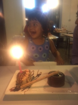 Wow! Another cake for me after that awesome meal!